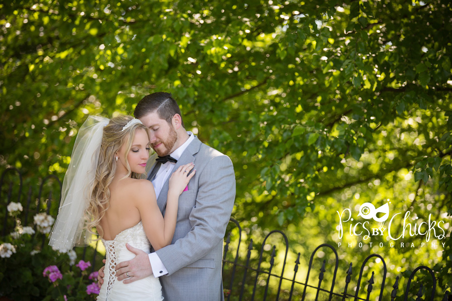 The Gathering Place at Darlington Lake Wedding Photo - Wedding Pose - Spring wedding - www.PicsByChicksPhotography.com - Pittsburgh Wedding Photographer