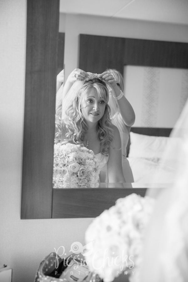 bridal preparation photo from pics by chicks photography