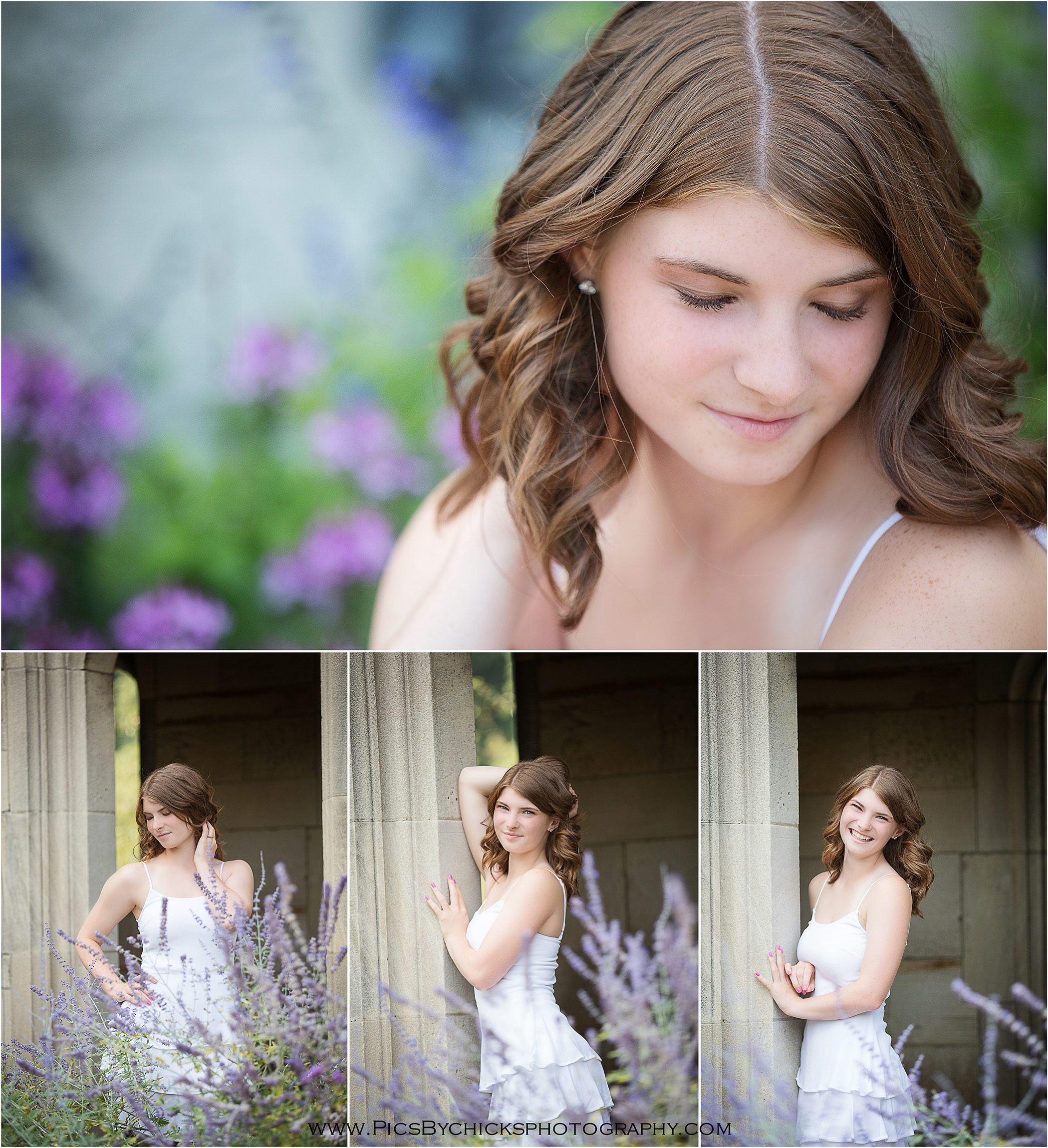 senior photo shoot collage of Katie's senior session in Pittsburgh PA senior photo shoot collage of Katie's senior session in Pittsburgh PA