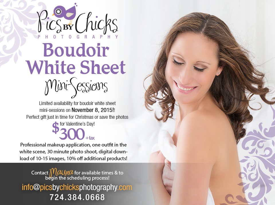 Pittsburgh boudoir photography - Pics By Chicks Photography Boudoir Mini Sessions for 2015