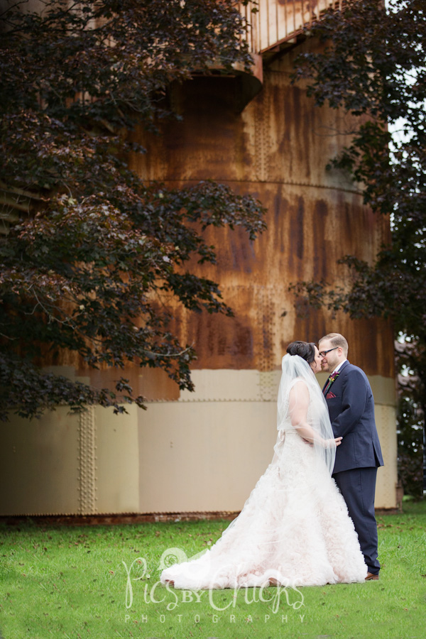 north park water tower wedding photo in the fall by Pics By Chicks Photography - Pittsburgh PA north park water tower wedding photo in the fall by Pics By Chicks Photography - Pittsburgh PA