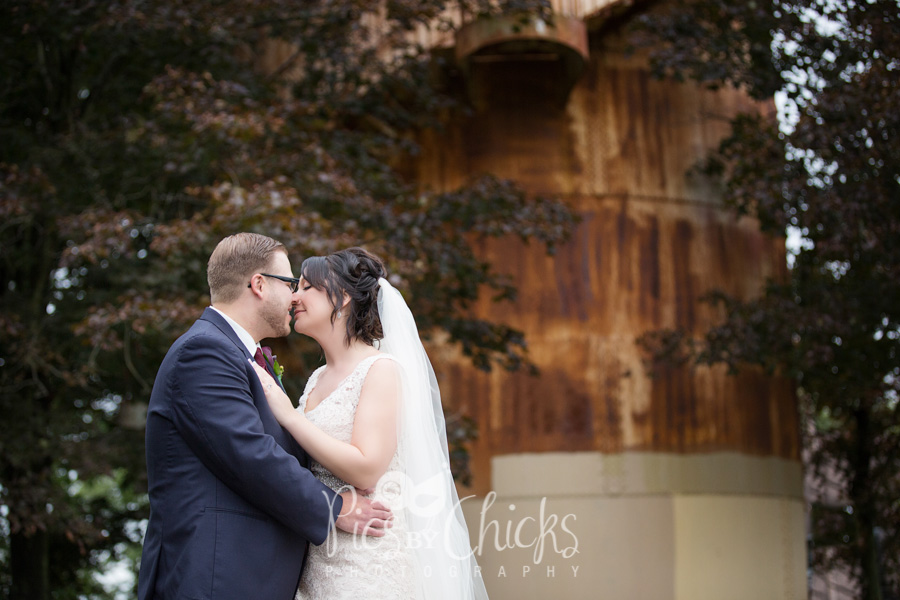 north park water tower wedding photo in the fall by Pics By Chicks Photography - Pittsburgh PA north park water tower wedding photo in the fall by Pics By Chicks Photography - Pittsburgh PA