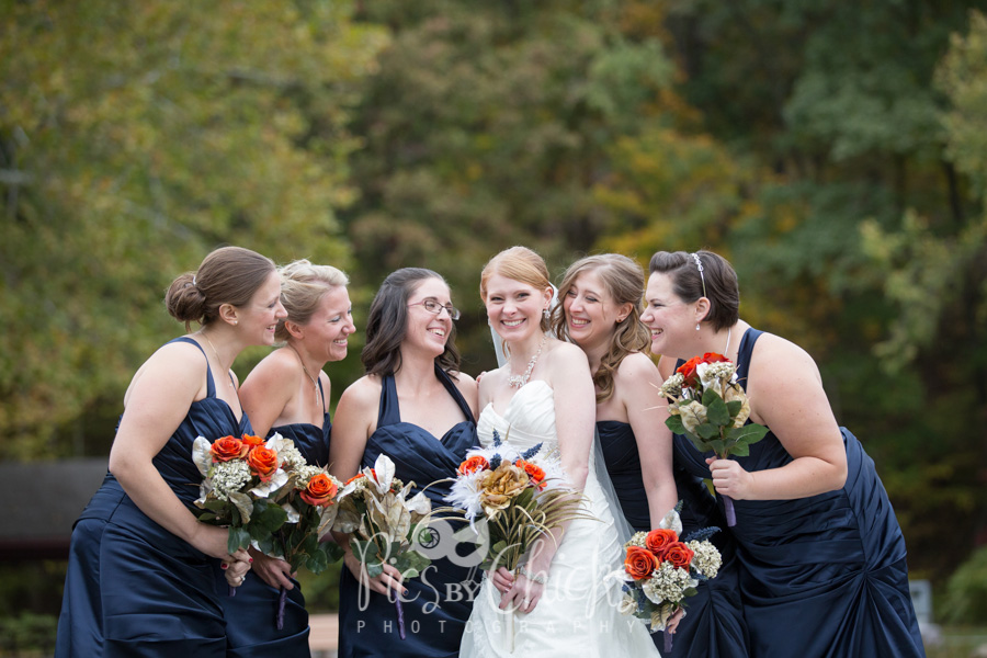 bride & bridesmaids wedding photo bride & bridesmaids wedding photo