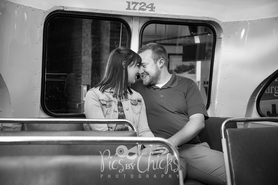 Heinz History Center Engagement Photos, Pics By Chicks Photography
