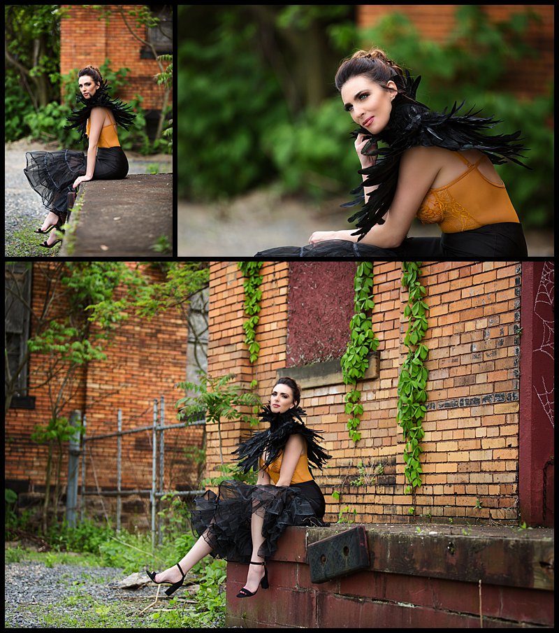 boudoir photography pittsburgh outdoor session in rustic location with fear collar and bodysuit boudoir photography pittsburgh outdoor session in rustic location with fear collar and bodysuit