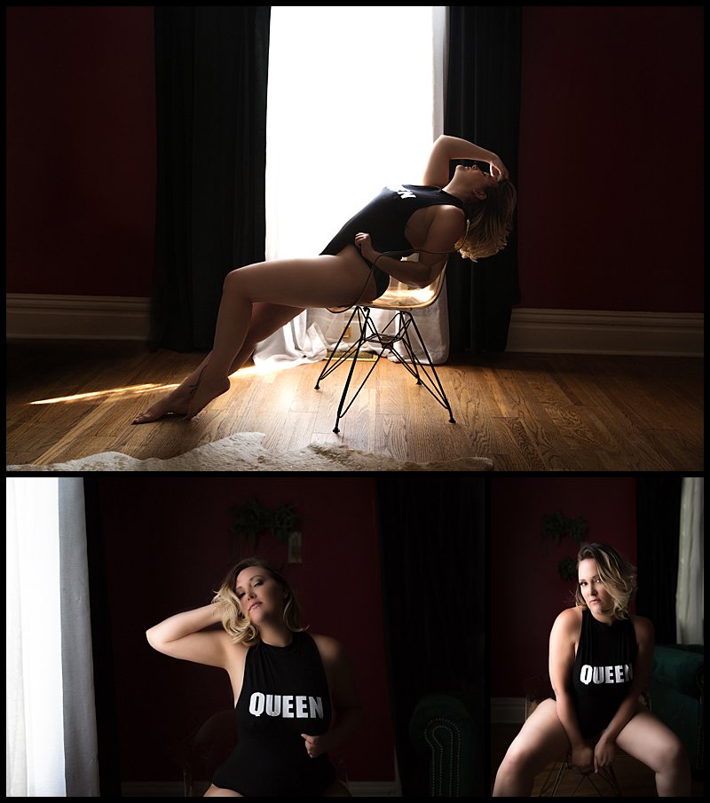 boudoir photo session in pittsburgh studio, Queen bodysuit boudoir photo session in pittsburgh studio, Queen bodysuit