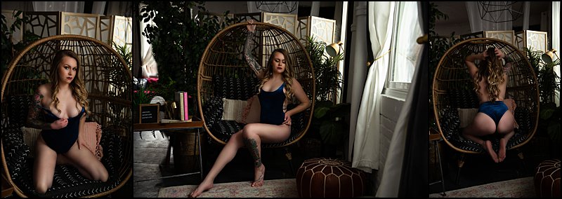 boudoir images, blue velvet lingerie at boudoir photo studio Maura Chick Studios boudoir images, blue velvet lingerie at boudoir photo studio Maura Chick Studios