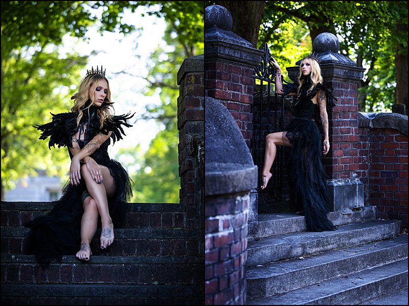 witchy inspired photo shoot, halloween photo shoot in pittsburgh in cemetery in black tulle dress with crown, boudoir photos Pittsburgh, fantasy boudoir photography witchy inspired photo shoot, halloween photo shoot in pittsburgh in cemetery in black tulle dress with crown, boudoir photos Pittsburgh, fantasy boudoir photography